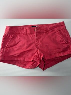 American Eagle Outfitters Coral Red Jean Shorts